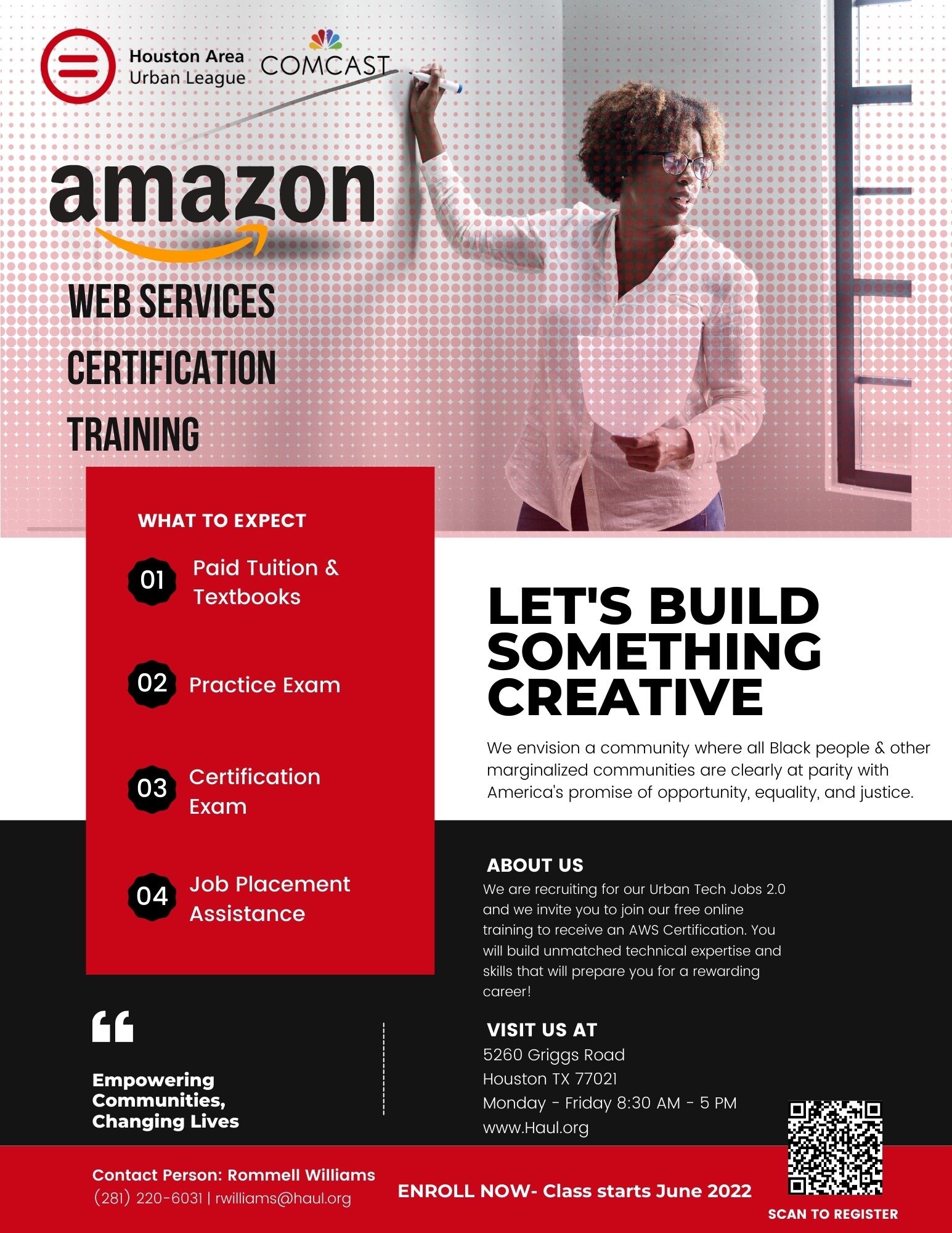 Workforce Development & Training 12 Amazon Training Flyer 2022