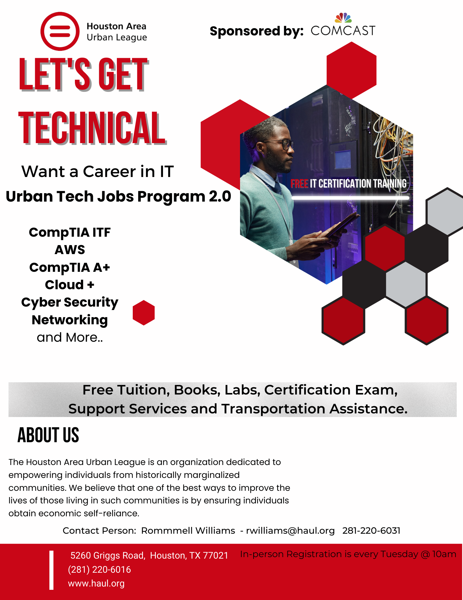 IT Training Flyer 2024